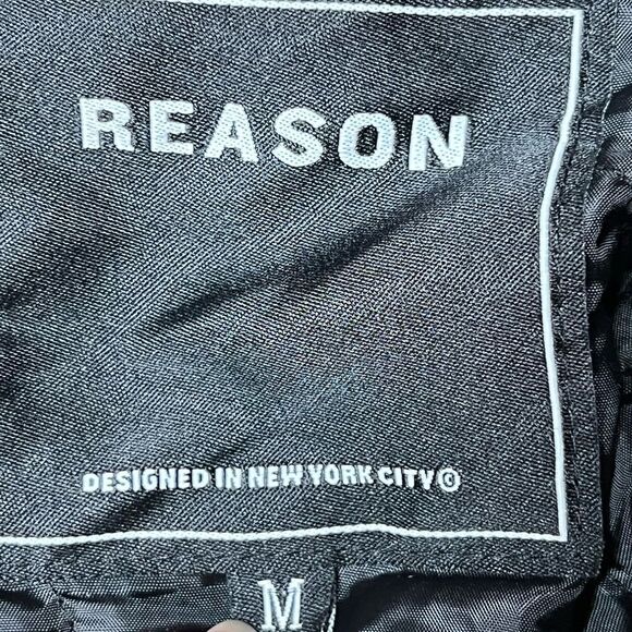 NWOT Reason Quited Button Front Shirt Jacket Shacket Mens Sz M - Picture 5 of 5